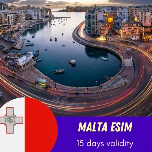 Malta eSIM 15 Days