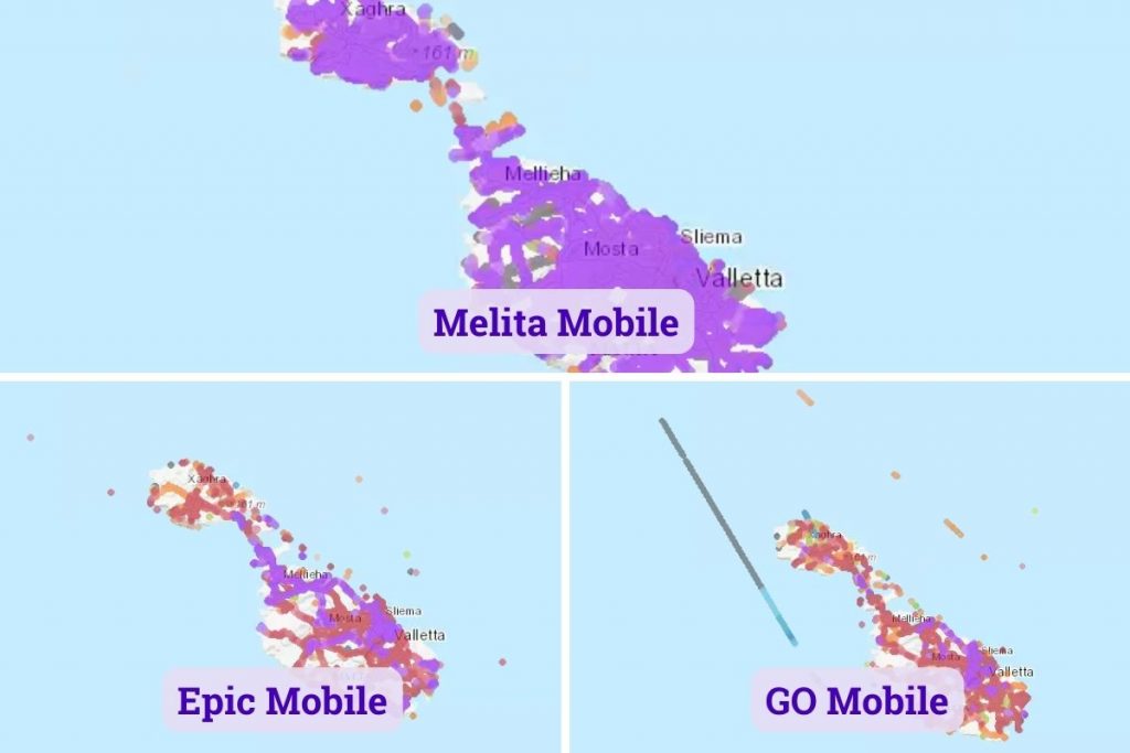 Malta mobile internet coverage